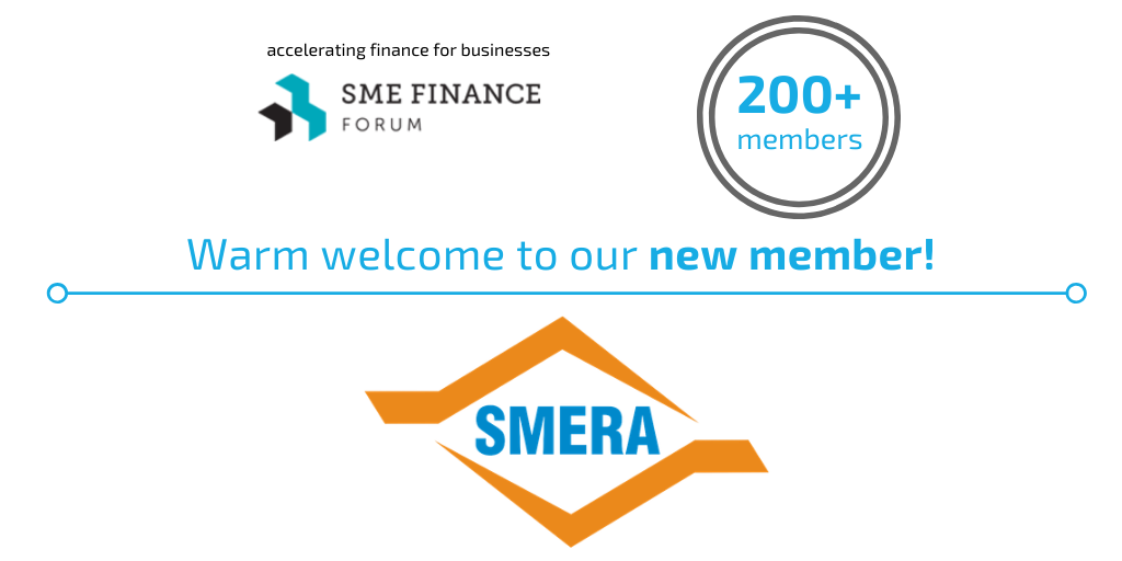 Social media card welcoming new member SMERA to 200 membership network