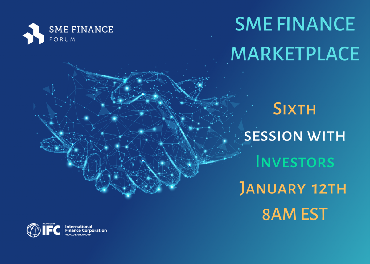 Handshake with sign SME Finance Marketplace 6th session with Investors on January 12th, 2021