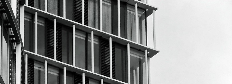Article Cover of a Building in Black and White