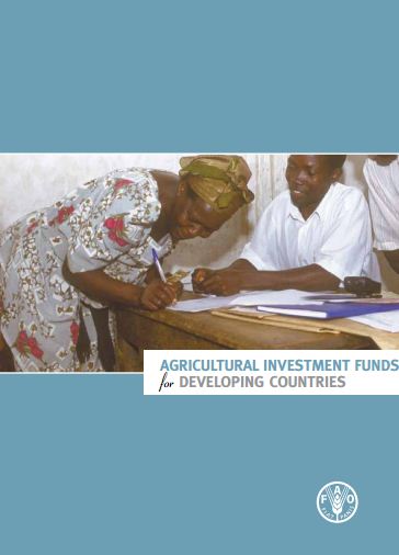 Agricultural investment funds for developing countries