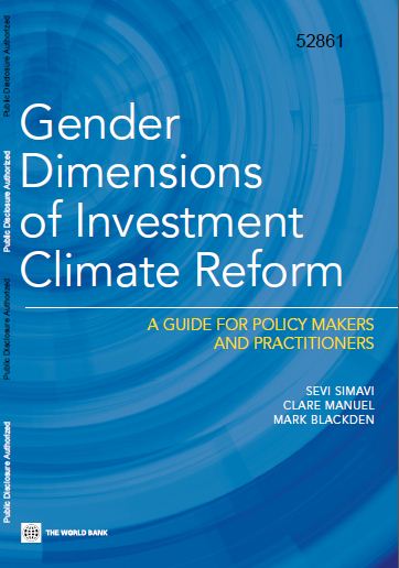 Gender Dimensions of Investment Climate Reform