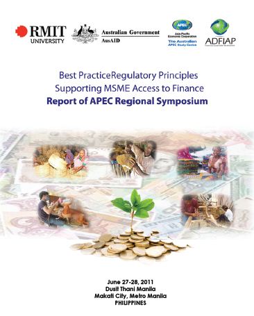 Best practices for regulatory principles supporting MSME access to finance in Asia and Pacific