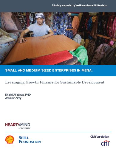 Small and Medium Sized Enterprises in MENA: Leveraging Growth Finance for Sustainable Development
