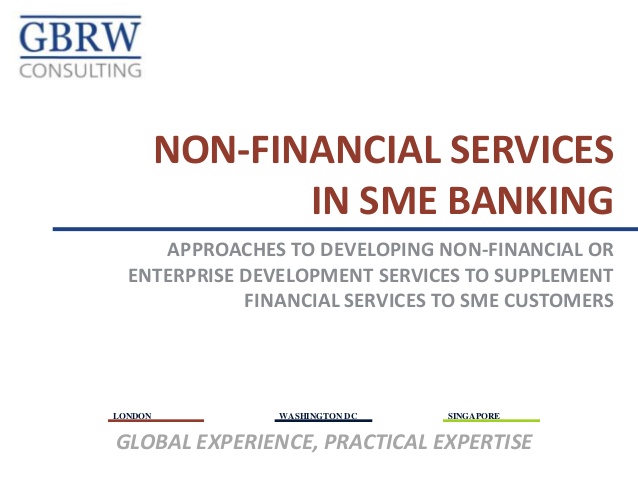 Non-financial services in SME Banking