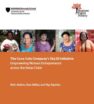 The Coca-Cola Company’s 5by20 Initiative - Empowering Women Entrepreneurs across the Value Chain