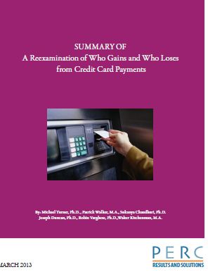 Summary of A Reexamination of Who Gains and Who Loses from Credit Card Payments