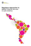 Regulatory Approaches to Mobile Financial Services in Latin America