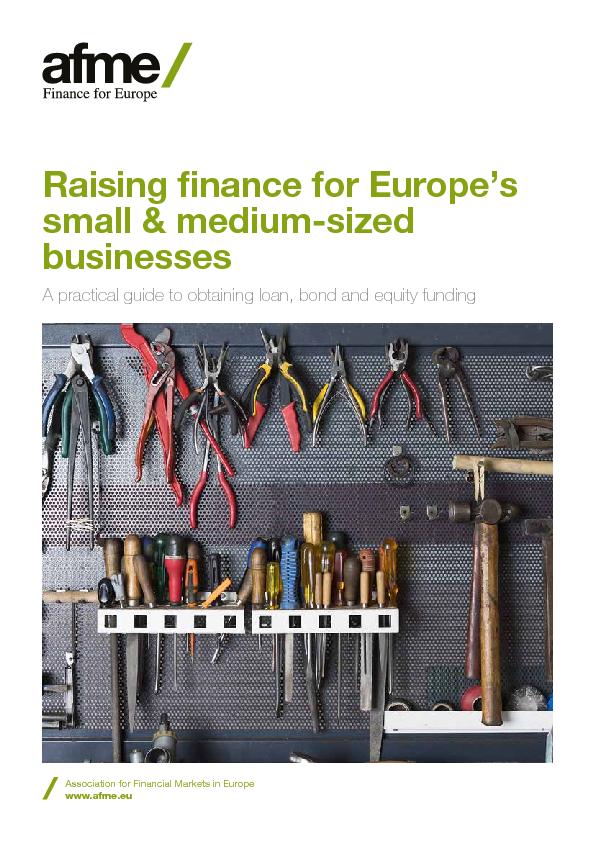 Raising Finance for Europe’s Small & Medium-Sized Businesses - A Practical Guide to Obtaining Loan, Bond and Equity Funding