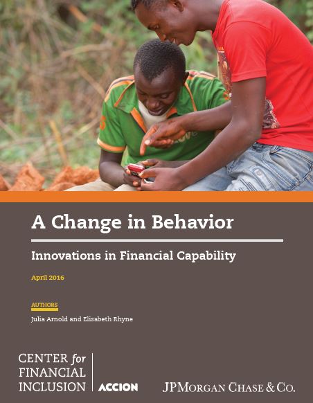 A Change in Behavior: Innovations in Financial Capability