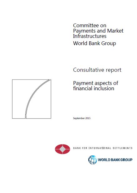 Payment aspects of financial inclusion