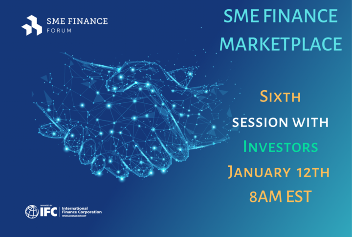 Handshake with sign SME Finance Marketplace 6th session with Investors on January 12th, 2021