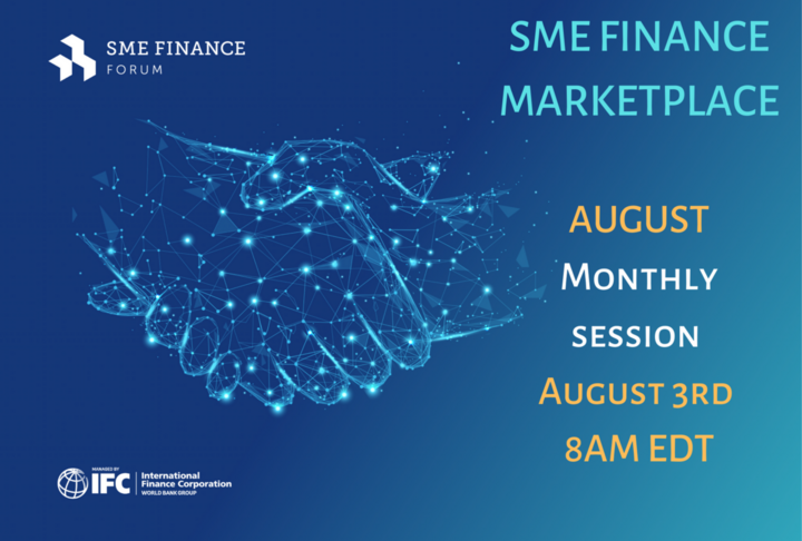 Handshake with sign SME Finance Marketplace August session with Members on August 3rd, 2022