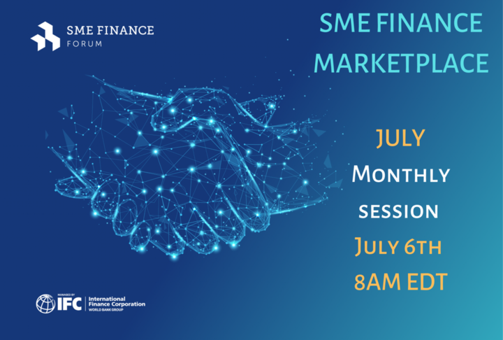 Handshake with sign SME Finance Marketplace July session with Members on July 6th, 2022