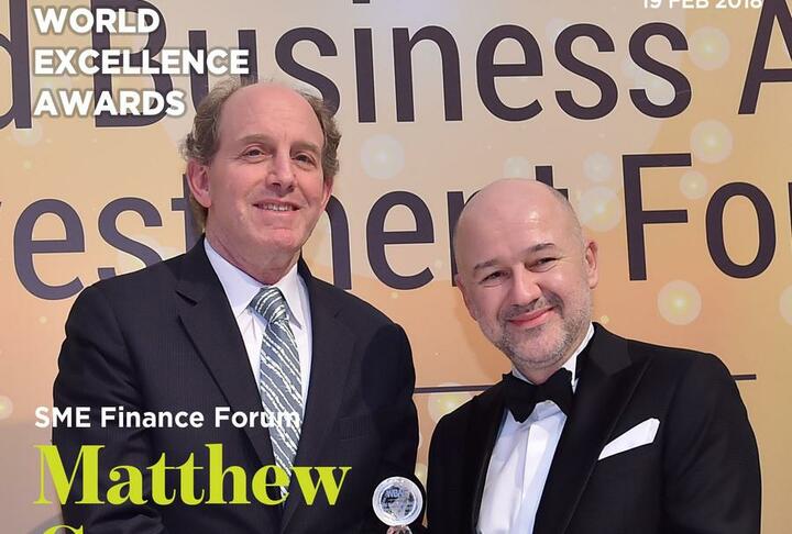 SME Finance Forum Named The Best Global Organization of the World Supporting SMEs