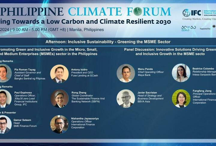 Philippine Climate Forum - Gearing Towards Low-carbon and Climate-resilient 2030