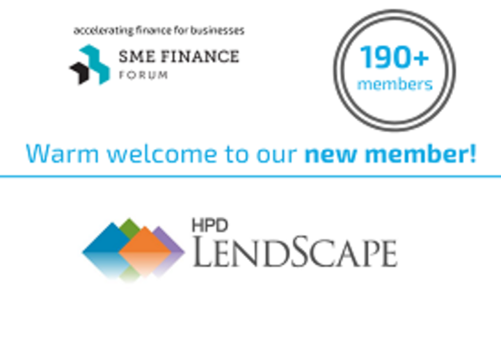 Social media card welcoming new member HPD Lendscape to 190 membership network