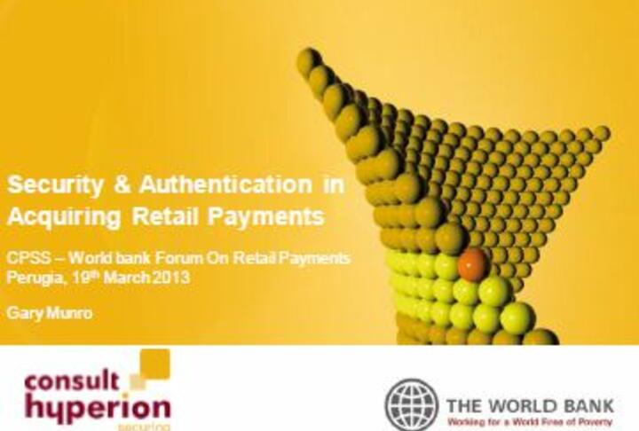 Security & Authentication in Acquiring Retail Payments - Consult Hyperion