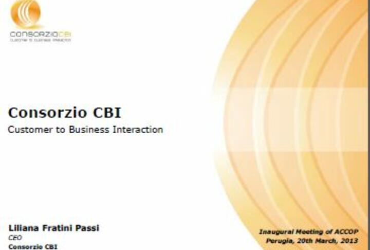 Customer to Business Interaction - Consorzio CBI