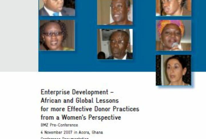 Enterprise Development – African and Global Lessons for more Effective Donor Practices from a Woman’s Perspective