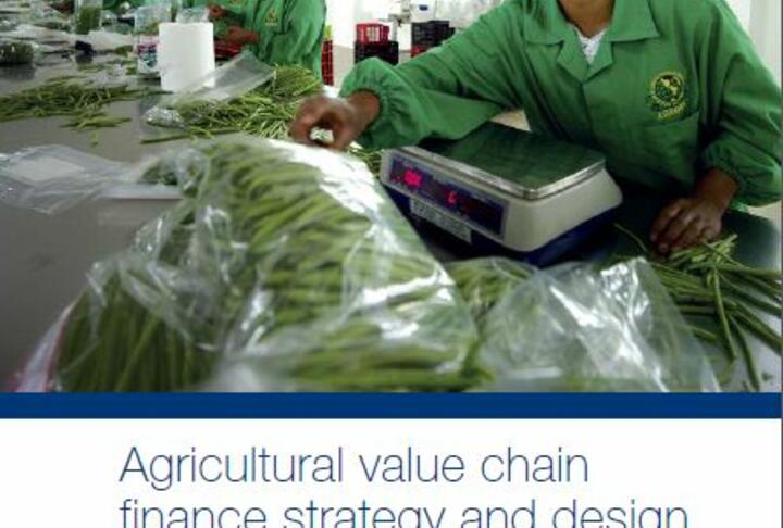 Agricultural Value Chain Finance Strategy and Design