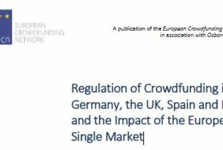Regulation of Crowdfunding in Germany, the UK, Spain and Italy and the Impact of the European Single Market