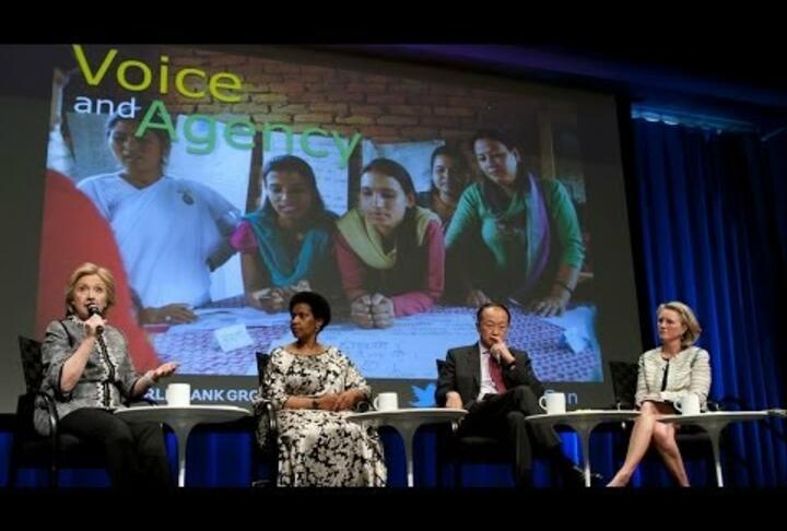 Hillary Clinton and Jim Yong Kim: Empowering Women & Girls Improves the World