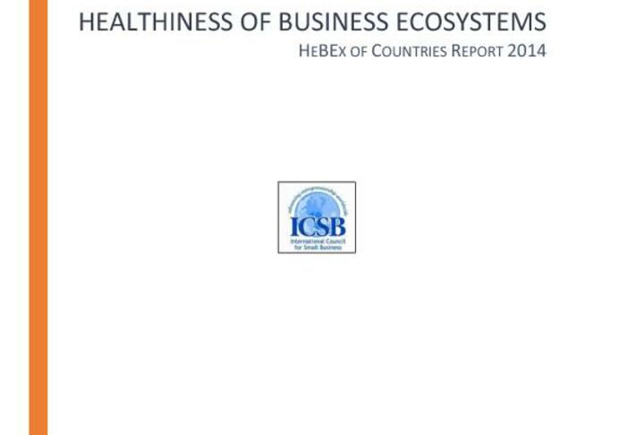 Healthness of Business Ecosystem Index (HEBEX) 2014 