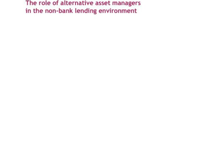 The role of alternative asset managers in the non-bank lending environment