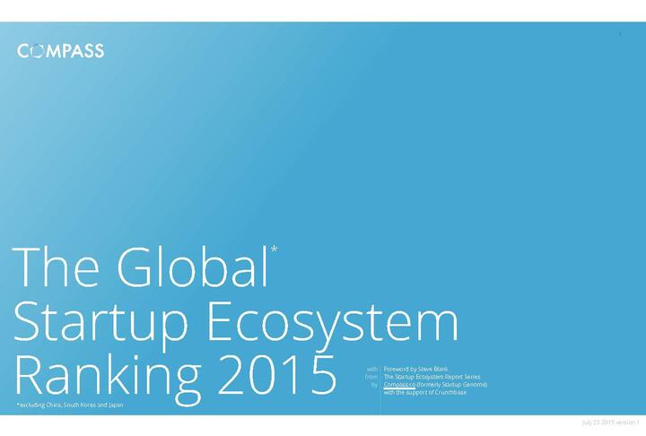 2015 Global Startup Ecosystem Ranking