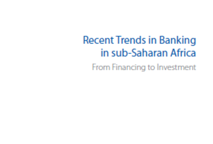 Recent Trends in Banking in sub-Saharan Africa - From Financing to Investment