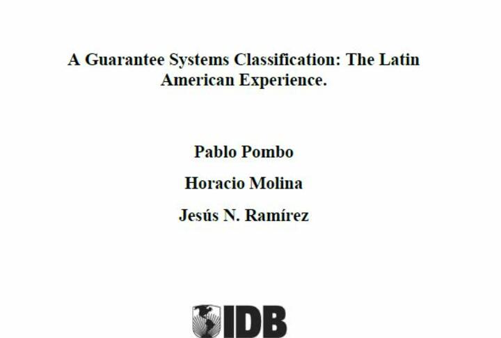A Guarantee Systems Classification: The Latin American Experience