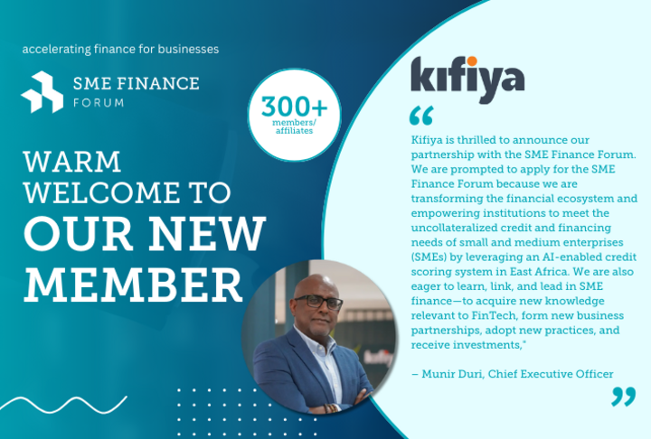 Kifiya, Creating Equitable Access to Market and Financial Services in Ethiopia Since 2012, Joins the SME Finance Forum