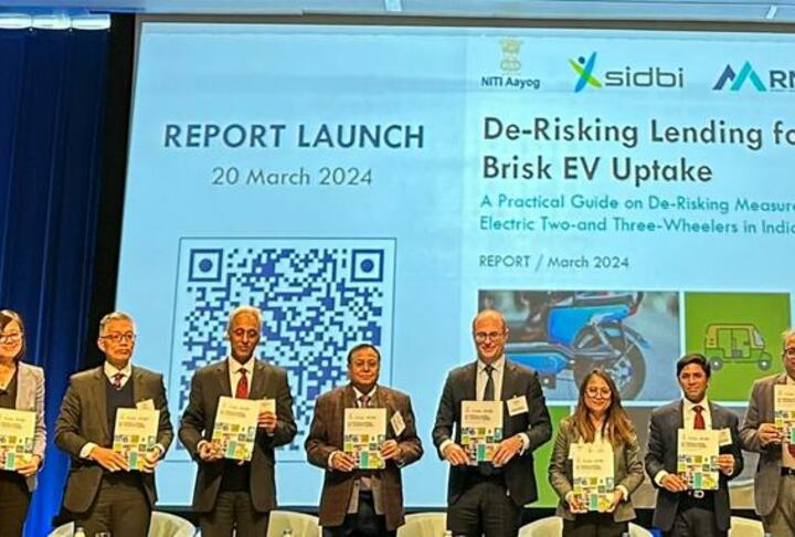 International launch of SIDBI's "De-risking lending for a Brisk EV Uptake: A practical guide on de-risking measures for Electric two- and three-wheelers in India" been hosted at the World Bank HQ at Washington DC