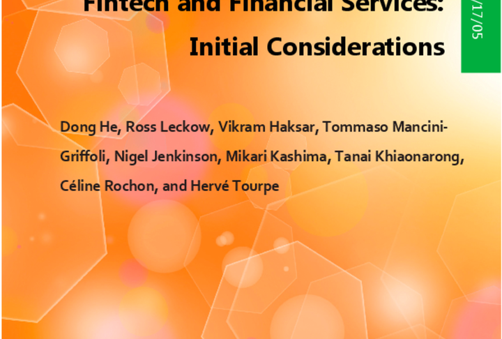 Fintech and Financial Services: Initial Considerations