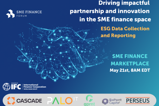 SME Finance Virtual Marketplace - Empowering SMEs with Simplified ESG reporting Fintech Solutions 